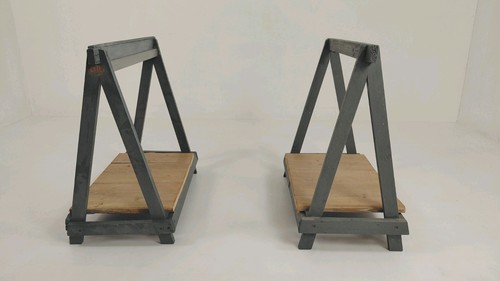 Vintage antique trestle legs - vintage,