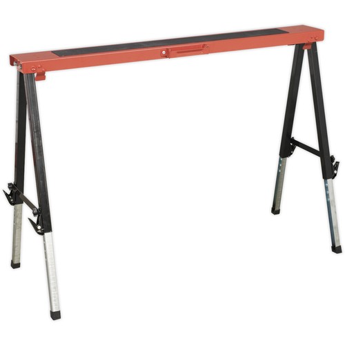 Fold down trestle - trestle, with