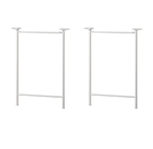 Pair metal steel - metal, table
