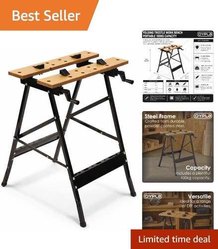 Folding foldable trestle work - folding,