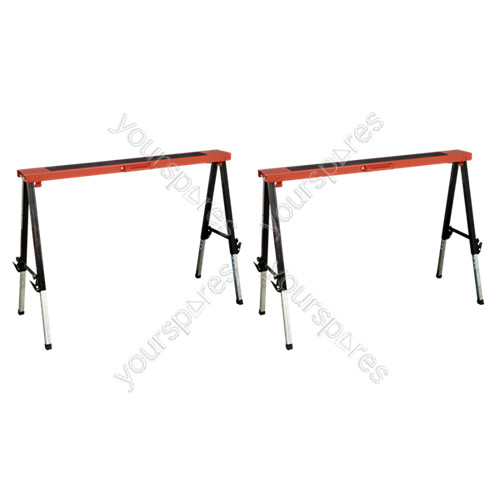 Sealey fold down trestle with - sealey,