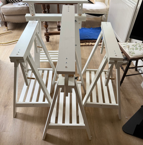 Ikea trestles table - 4, x