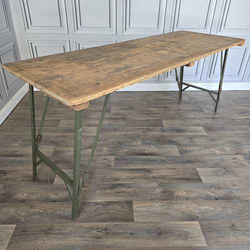 Vintage folding military table - vintage,