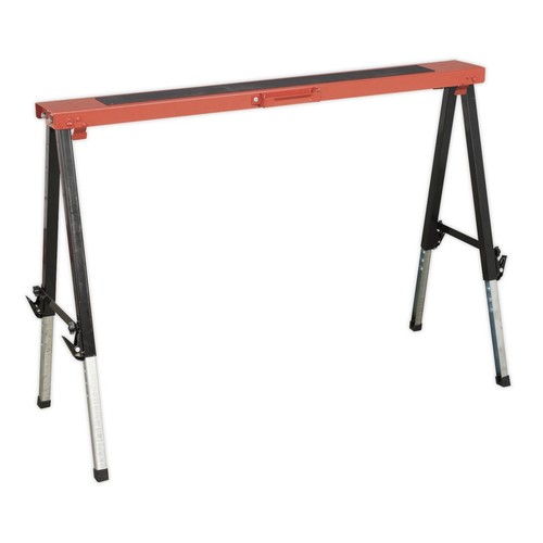 Sealey fold down trestle - down, with