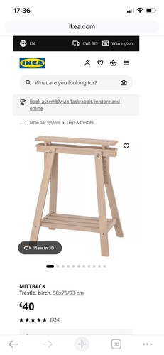 Ikea mittback trestle - ikea,